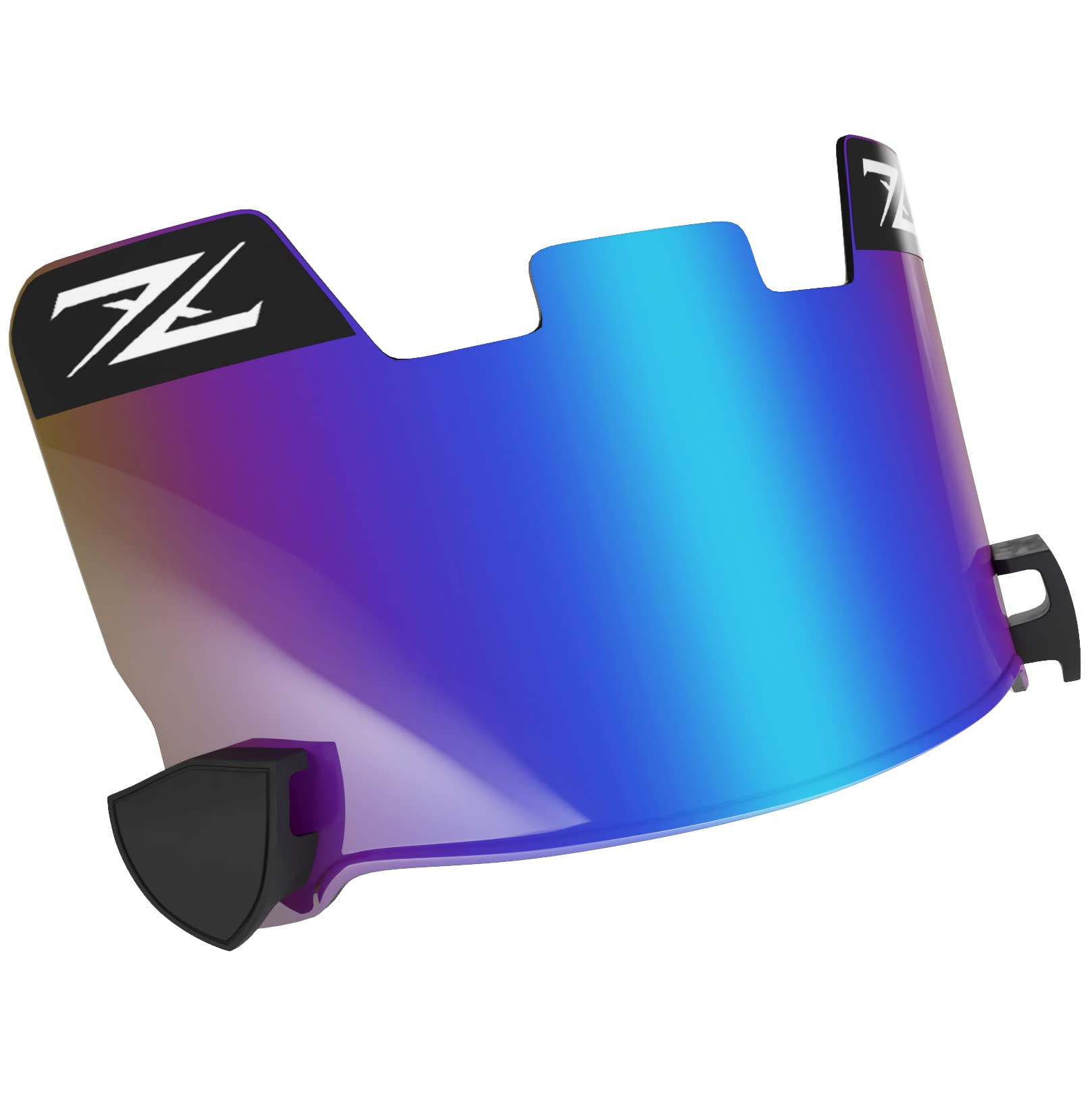 Zixioys Tinted Football Visor, Fits Youth And Adult Football Helmets (Blue)